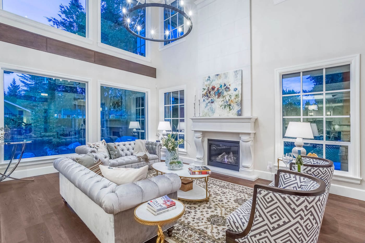 Open concept interior